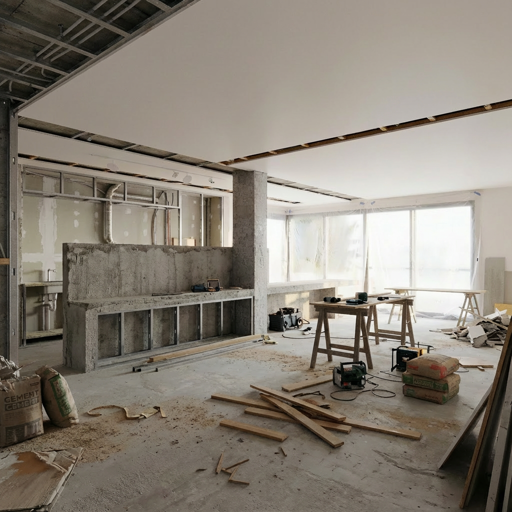 apartamento en la playa antes diseño interior para viviendas